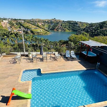 Chacara Gama Em Condominio Igarata-Sp - Jacuzzi Com Hidromassagem, Piscina E Sauna Exterior photo
